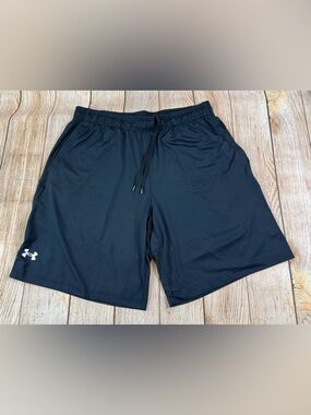 Mens Under Armour Loose Black Athletic Shorts Size XL